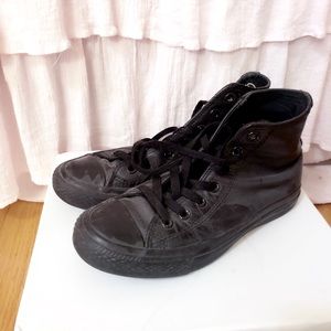 Converse all black chuck taylors
